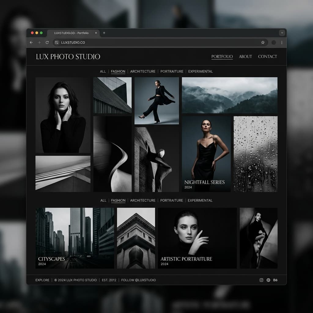 Photography Studio Website