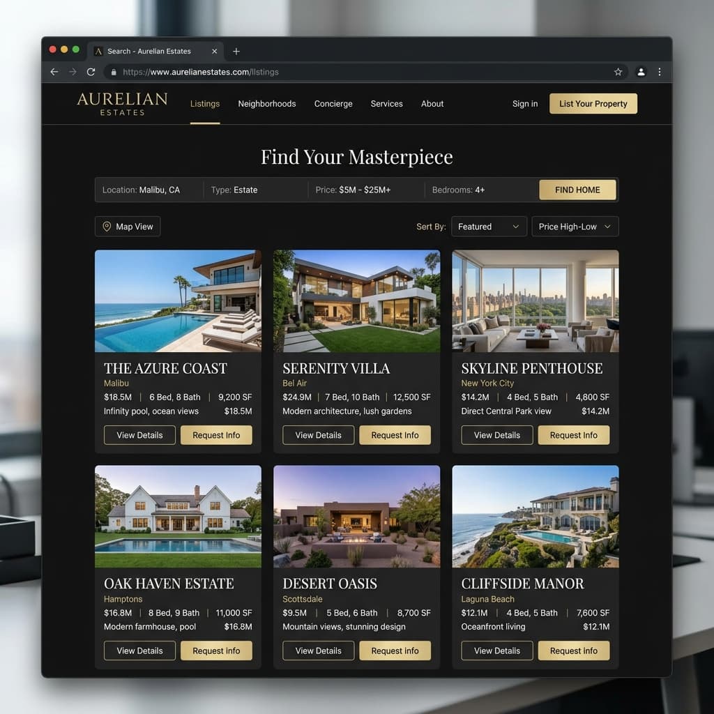 Real Estate Website